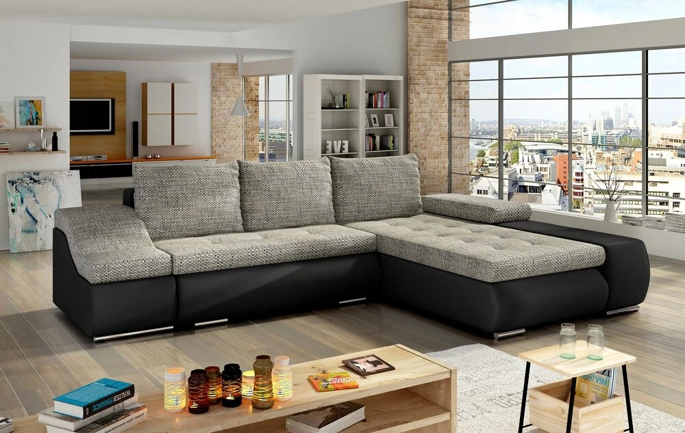 Brighton corner sofa bed with storage B01/S11