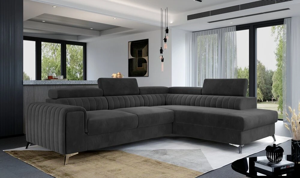 Peterborough corner sofa bed with storage M97