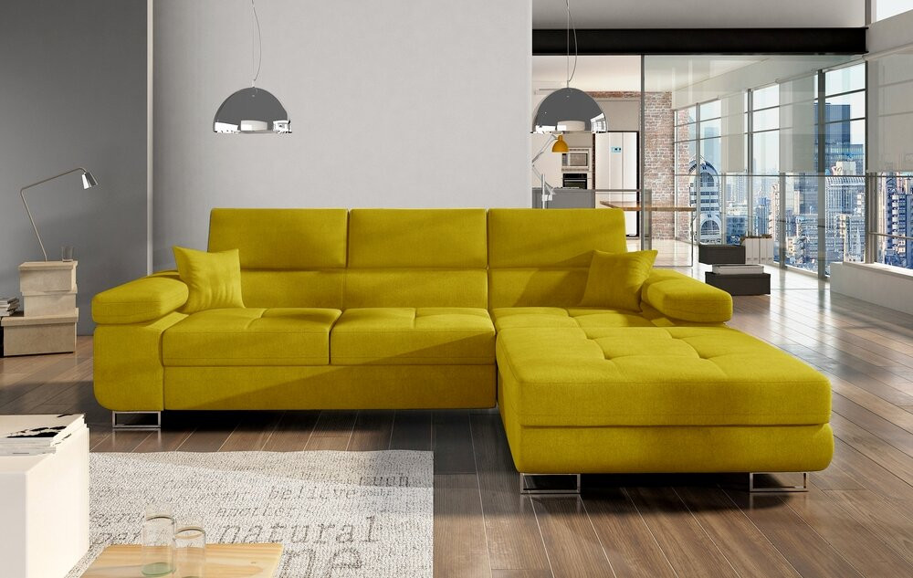 Derby corner sofa bed with storage O68