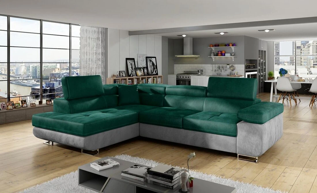 Nottingham corner sofa bed with storage M37/M84