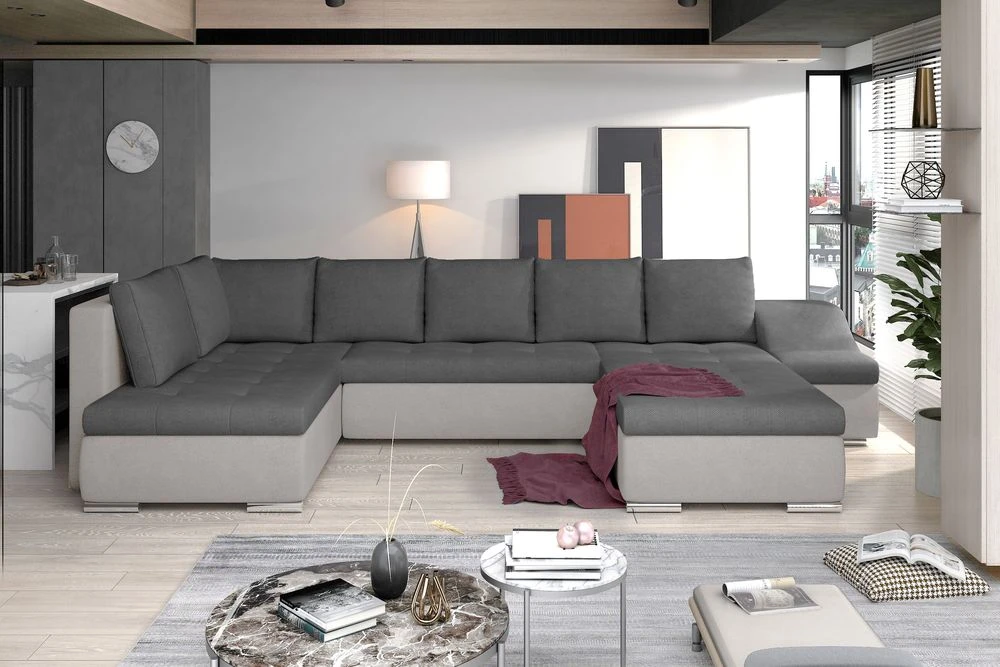 Coventry U shaped sofa bed with storage S93/S83