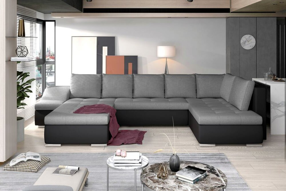 Coventry U shaped sofa bed with storage S05/S11