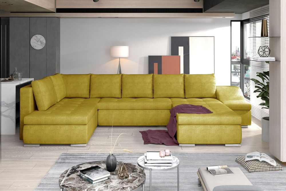 Coventry U shaped sofa bed with storage O68