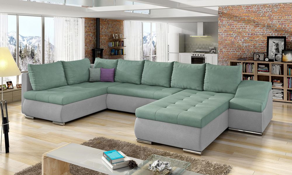 Coventry U shaped sofa bed with storage S34/S83