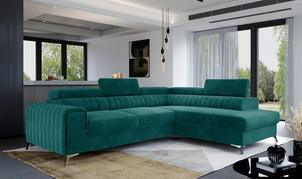 Peterborough corner sofa bed with storage M75