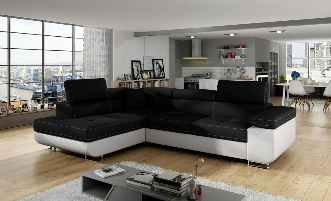 Nottingham corner sofa bed with storage S14/S17