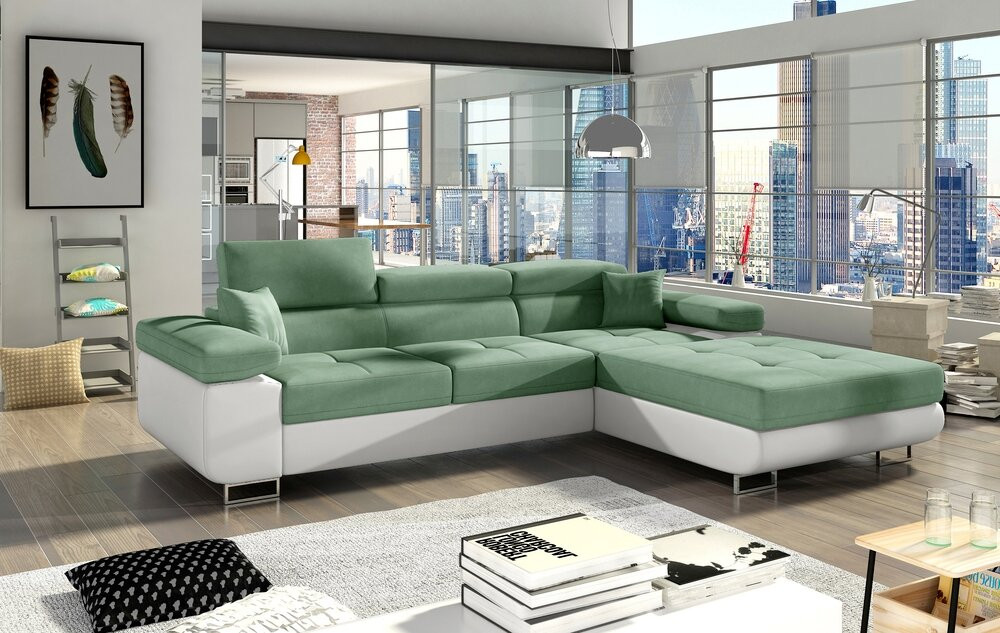 Derby corner sofa bed with storage S34/S17