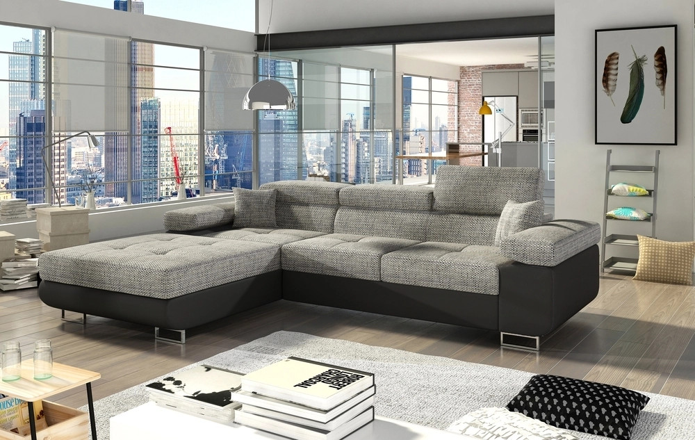 Derby corner sofa bed with storage B01/S11