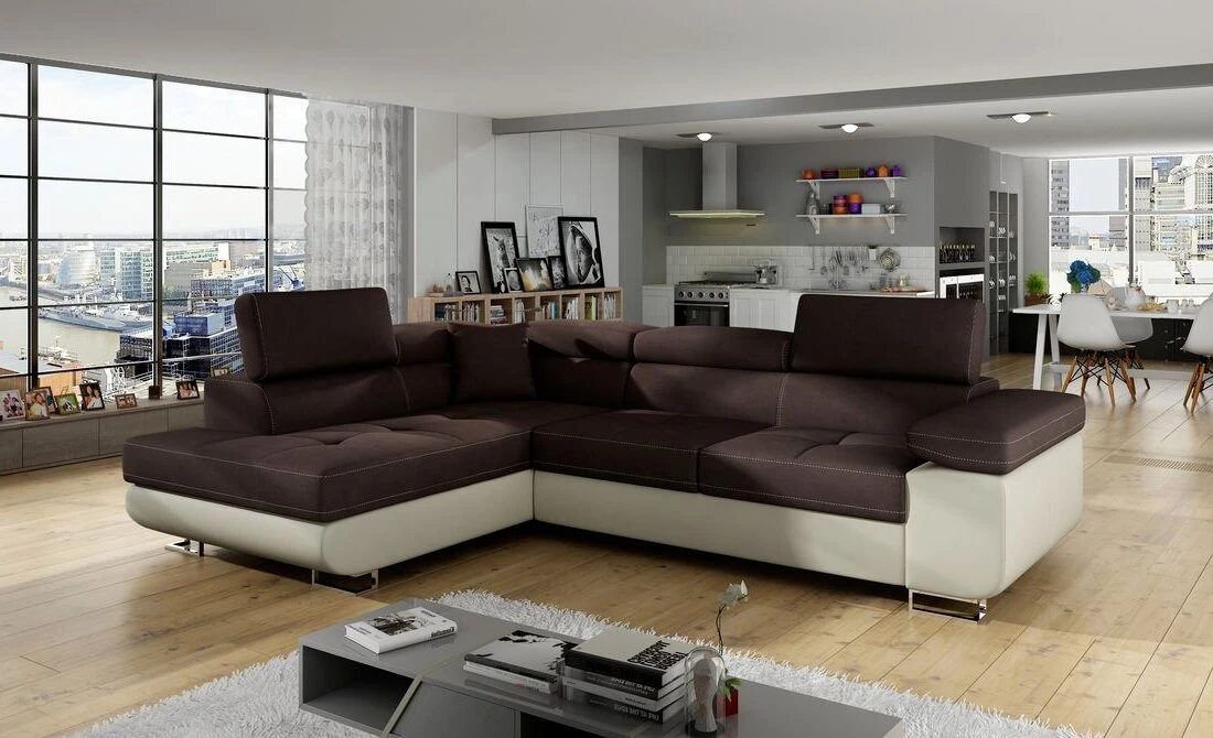 Nottingham corner sofa bed with storage J29/S33