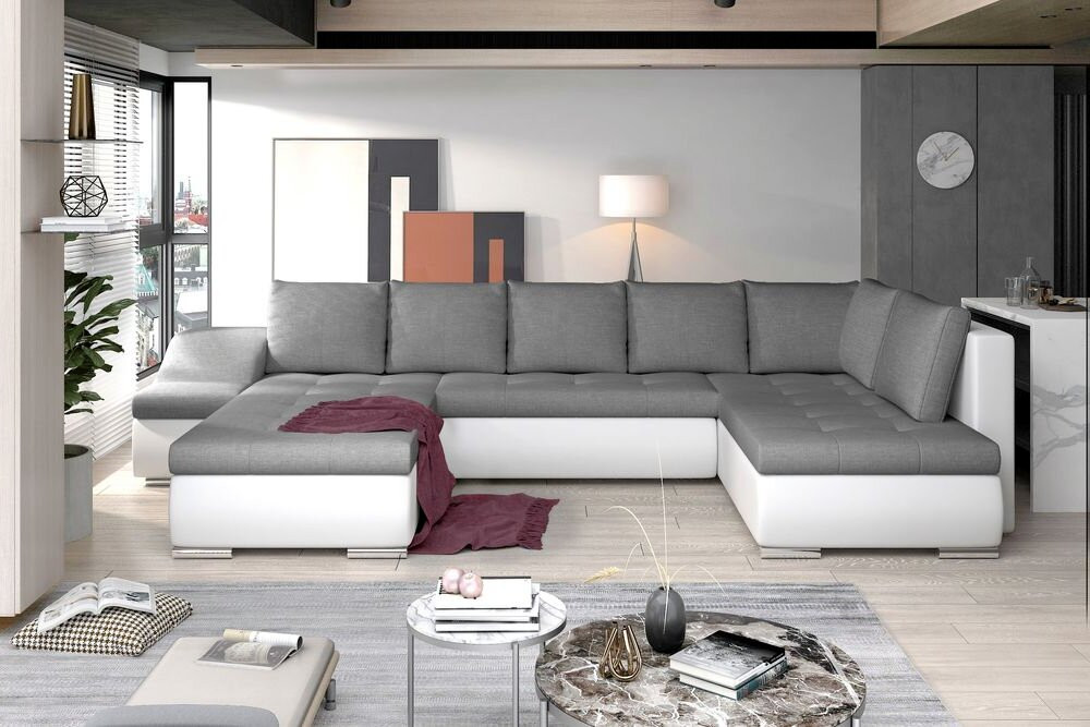 Coventry U shaped sofa bed with storage S05/S17