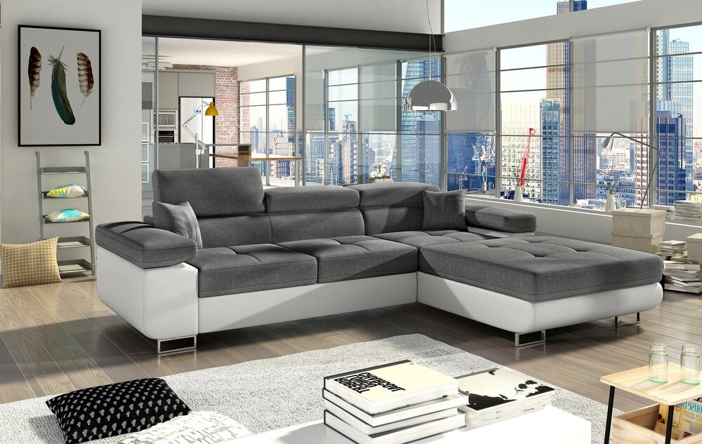 Derby corner sofa bed with storage S05/S17