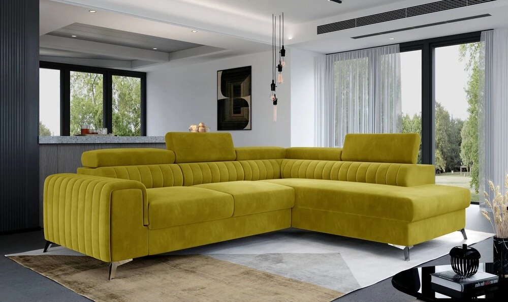 Peterborough corner sofa bed with storage M48