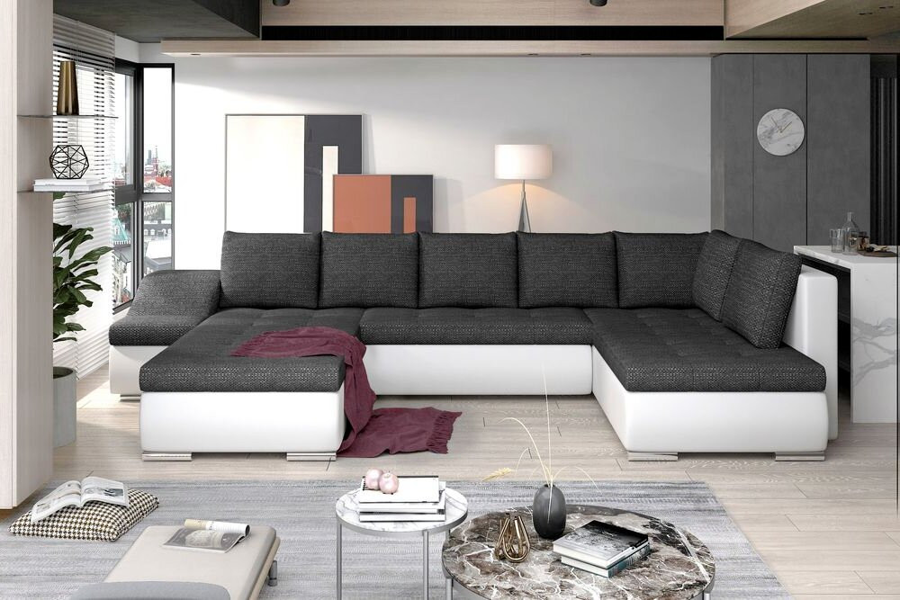 Coventry U shaped sofa bed with storage B02/S17