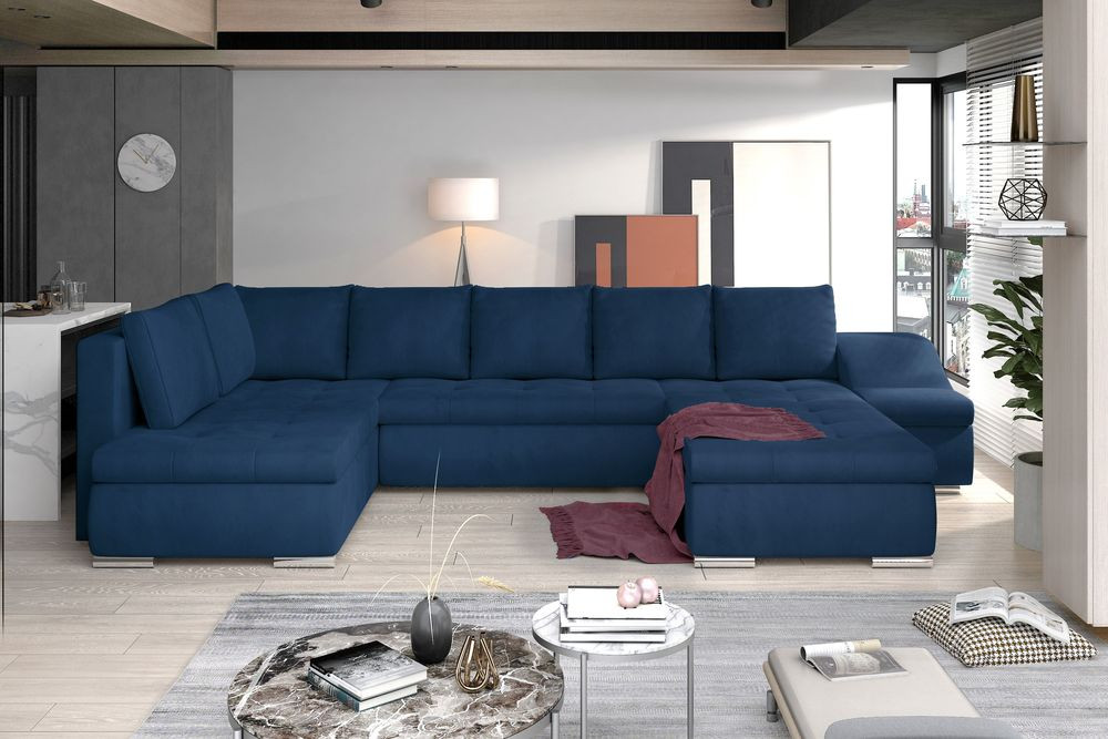Coventry U shaped sofa bed with storage M77