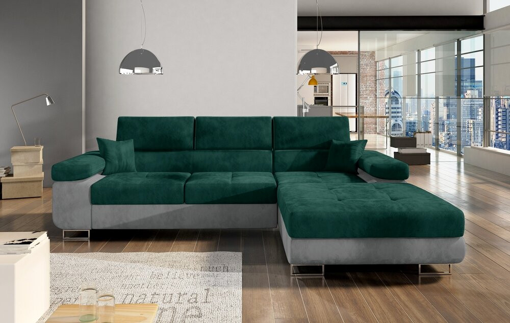 Derby corner sofa bed with storage K19/P05