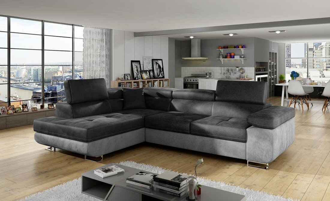 Nottingham corner sofa bed with storage M97/M84