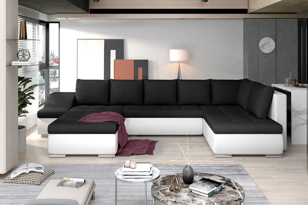 Coventry U shaped sofa bed with storage S14/S17