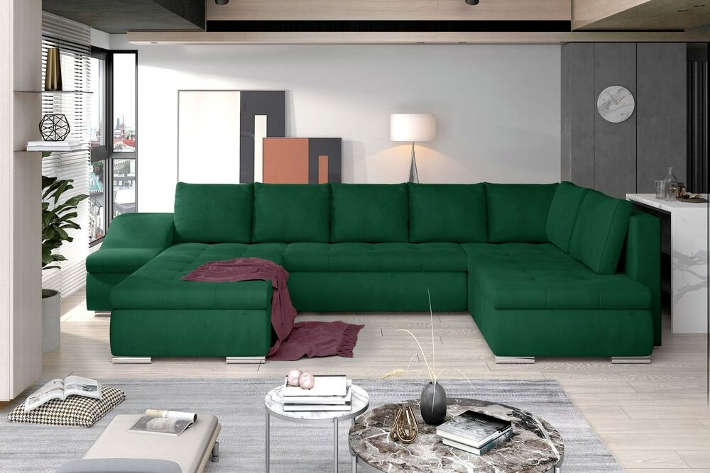 Coventry U shaped sofa bed with storage M37