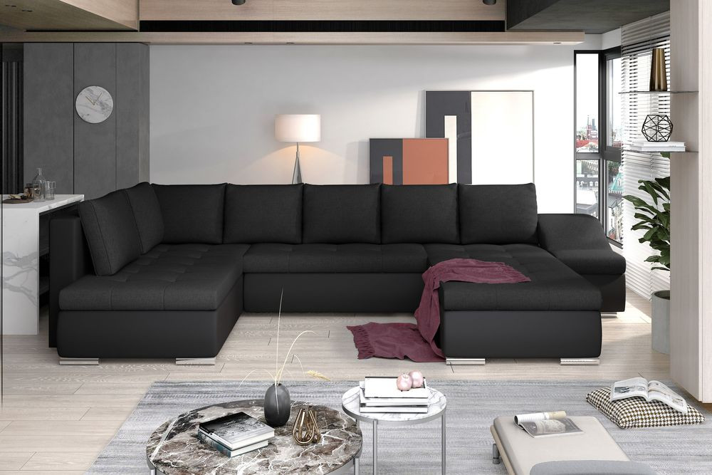 Coventry U shaped sofa bed with storage S14/S11