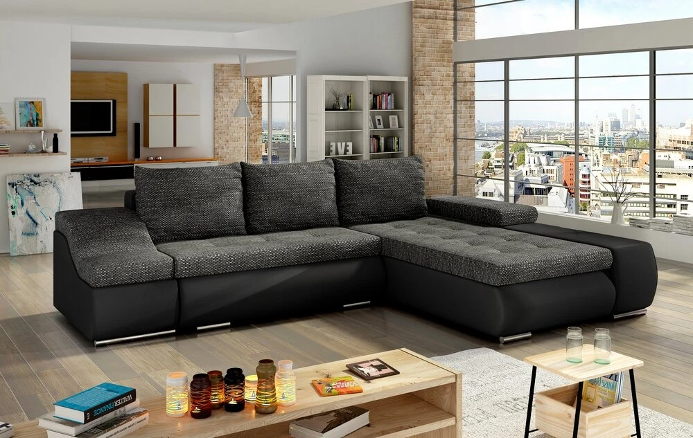 Brighton corner sofa bed with storage B02/S11